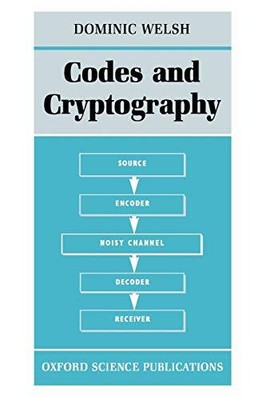 CODES AND CRYPTOGRAPHY By Dominic Welsh **BRAND NEW**