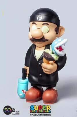 SUPER PROFESSIONAL //GID マリオ レオンフィギュア 限定