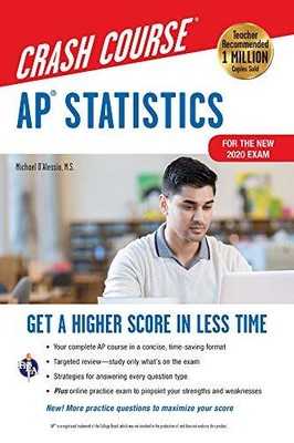 AP STATISTICS CRASH COURSE, 2ND ED. (ADVANCED PLACEMENT By Michael D'alessio NEW