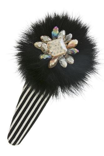 Women's Fur Hair Clip