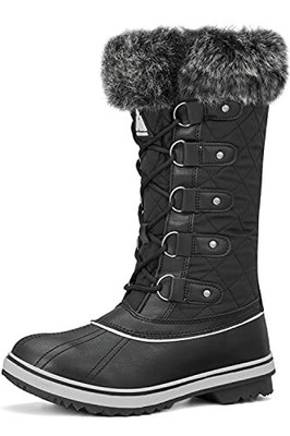 MISHANSHA MISHANSHA SCHNEESTIEFEL DAMEN WARM GEFÜTTERT WINTERSTIEFEL WASSERDICHT RUTSCH...