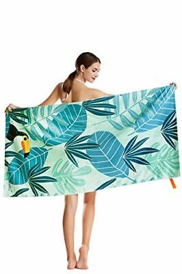 Microfiber Quick Drying Beach Towel With A Carrying Bag Super Absorbent Sand 