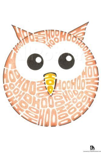 Afiches y grabados para decoración del hogar de Búho