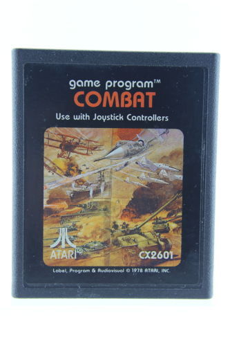 Atari 2600 6 SWITCH with joysticks, adapter, 7 games combat, air