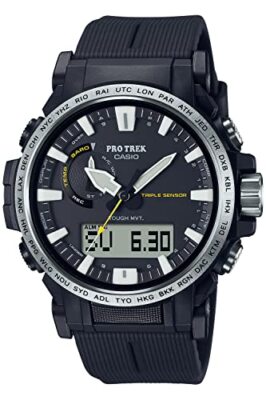 Pre-owned Pro Trek Casio  Prw-61-1ajf Climber Line Solar Atomic Radio Outdoor Men Watch