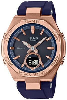 Pre-owned Casio Watch Baby-g G-ms Bluetooth Sora Msg-b100g-2ajf Ladies Blue From Japan