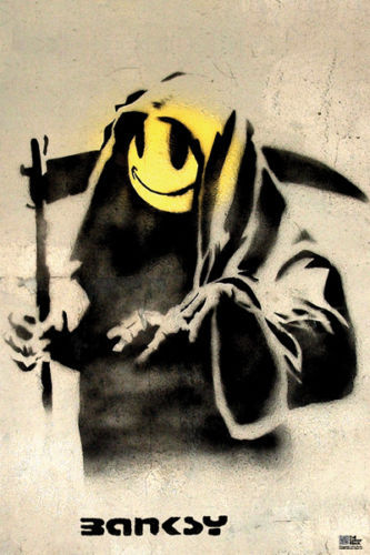 Original Moco Museum Poster Banksy Pulp Fiction Amsterdam Original Moco Museum Poster Banksy Pulp Fiction Amsterdam