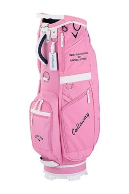 ca46 Callaway Golf bag 白×ピンク Callaway Golf Ladies Caddy Bag CRT UPTOWN 24 JM 8.5 x 46