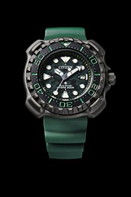 Pre-owned Citizen Watch Promaster Marine Series Diver 200m Bn0228-06w Men's Green