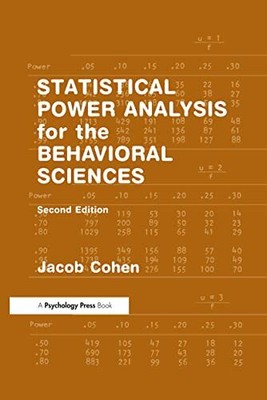 Statistical Power Analysis for the Beh..., Cohen, Jacob