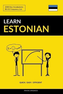 Pinhok Language Learn Estonian - Quick / Easy / Efficien (Paperback) (UK IMPORT)