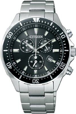 Pre-owned Citizen Collection Vo10-6771f Men's Watch Eco-drive Chronograph