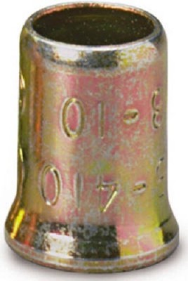 ECM, 100 Pack, Crimp Sleeve Connector, Solderless, 18-10 AWG