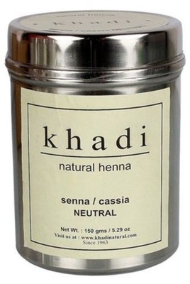 Khadi Herbal Natural Henna Hair Color Senna/Cassia Neutral 150g