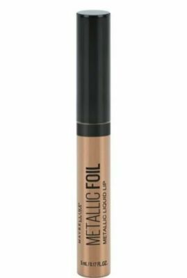 NEW Maybelline Lip Studio Metallic Foil Liquid Lipstick in 90 Trident (Sealed)
