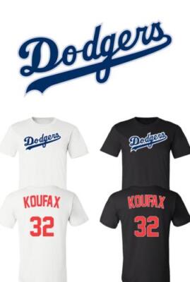 Sandy Koufax #32 Los Angeles Dodgers Player shirt Adult