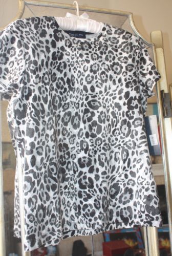 Animal Print Petites Tops for Women