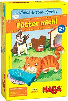 HABA 305473 - Meine ersten Spiele – Fütter mich! Zuordnungsspiel ab 2 Jahren ...