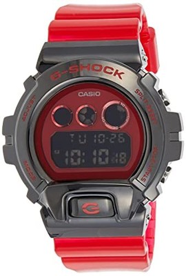 Pre-owned Casio G-shock Digital Red Dial Men's Watch-gm-6900b-4dr (g1026)