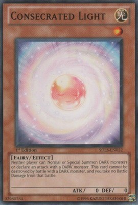 Consecrated Light - SDLS-EN022 - Common - 1st Edition x1 - Lightly Played