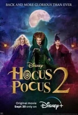 NEW Hocus Pocus 2 (2022) Blu-ray BD Movie All Region 1 Disc Boxed+