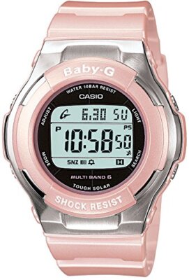 Pre-owned Casio Baby-g Gd-1300-4jf Babysie Radio Solar Ladies Watch From Japan