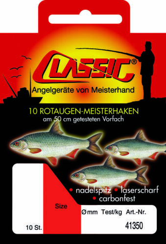 Größe 16 Angelsport-Haken für Rotaugen