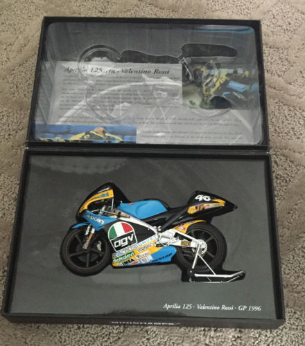 オートバイ・バイク MINICHAMPS Aprilia 125cc Valentino Rossi Valentino Rossi. Aprilia 125cc. GP 1996 . Minichamps 1/12 | eBay