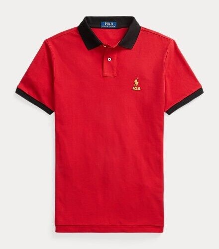 Men's Polo Ralph Lauren Red & Black Lunar Custom Slim Fit