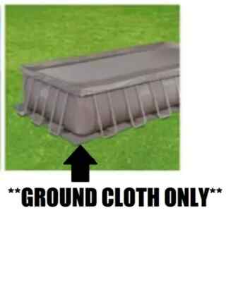 NEW Summer Waves 24' X 12' X 52'' Elite Frame Above Ground Pool Ground Cloth Tarp