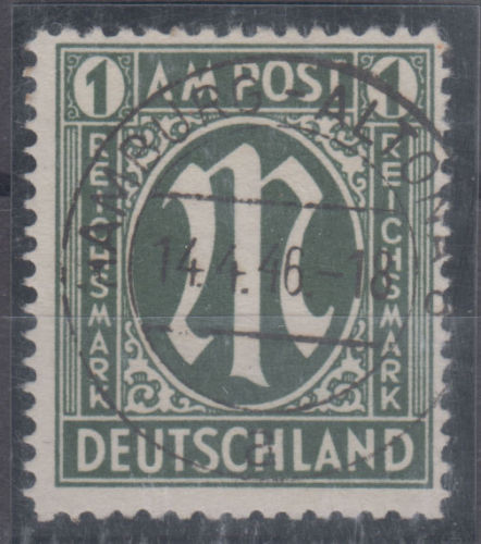 Post, Kommunikation Briefmarken aus der US-& britischer Zone (ab 1945)