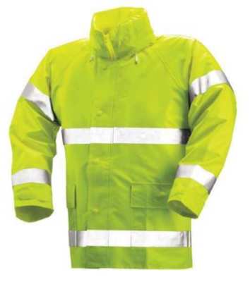 Hi-Vis YellowithGreen L C53122 Tingley FR Raincoat