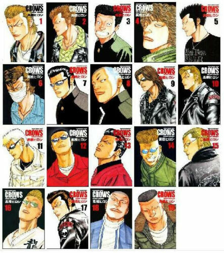 Crows : 完全版 v.1～v.16 CROWS Full version Vol. 1-19 Comics Complete Set Comic | eBay
