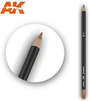 AK (bulk of 5) Weathering Pencils Copper - Hobby and Model Paint Marker - #10037