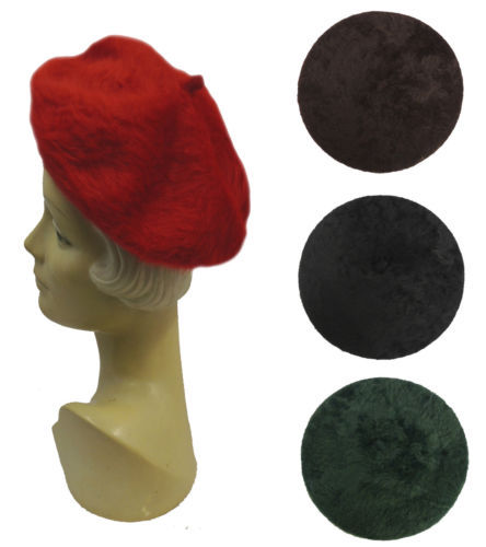 Laurent Perrier Wool Beret Laurent Perrier Elegant Pink Beret Wool Hat Champagne Brand  main image 3