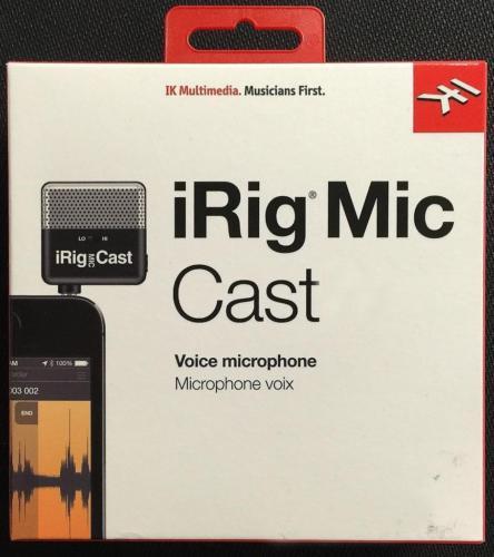 IK Multimedia iRig Mic Cast HD Podcasting Dual-Sided Digital Voice