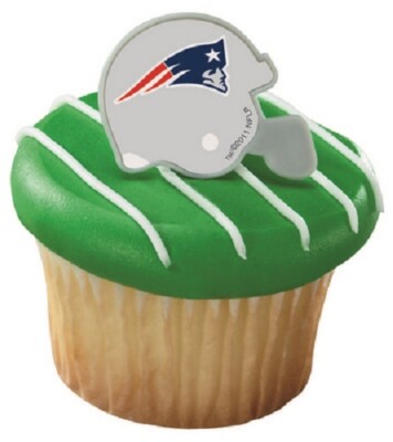 New England Patriots Cupcake Rings Football