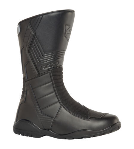 Botas De Motocicleta AKITO LATITUDE ADVENTURE – Impermeables, De Cuero 100%, Protección En Tobillo, Todas Tallas
