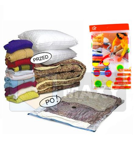 SACCO SALVASPAZIO PER SOTTOVUOTO 50x60 BORSA SPACE BAG SACCHETTO ARMADIO