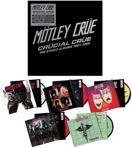 Crucial Crue: the Studio Albums 1981-1989 by Motley Crue (CD, 2023