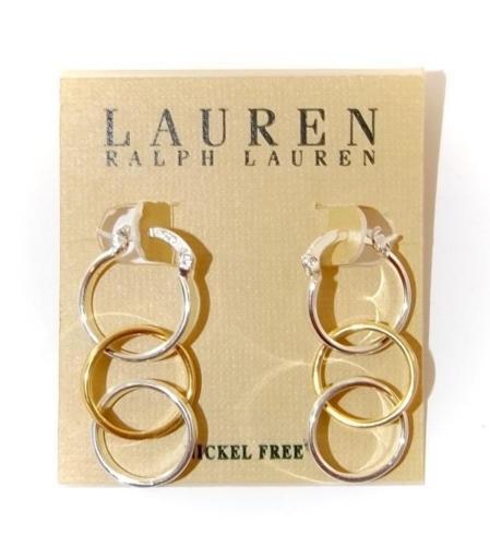 ピアス RALPH LAUREN Gold Tone Coin Logo Drop Earrings 00000000_zi_035f6687-cd7f-4206
