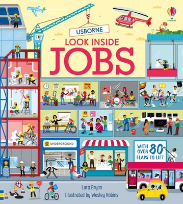 Look Inside Jobs by Lara Bryan [Board Book]