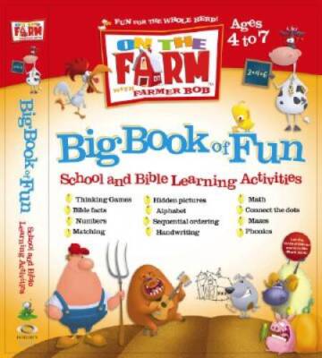 On the Farm Big Book of Fun Learning (On the Farm with Farmer Bob) - VERY GOOD