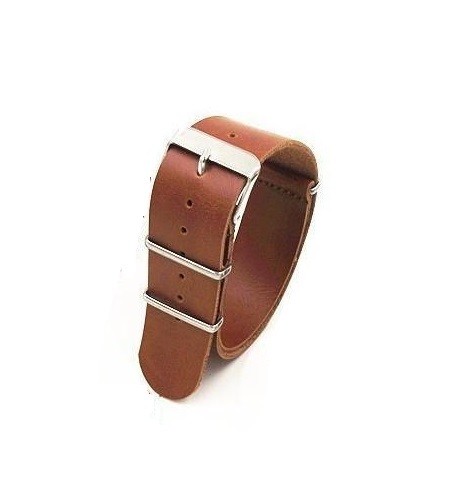 Cinturino In Pelle Universale Ricambio Orologio Larghezza 20mm Marrone lac