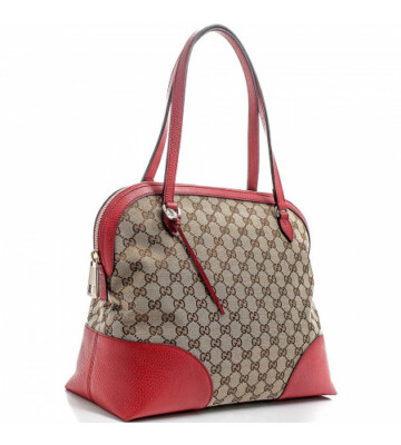 Gucci Bree Dome Shoulder Bag Shopper Supreme GG Canvas New 449243