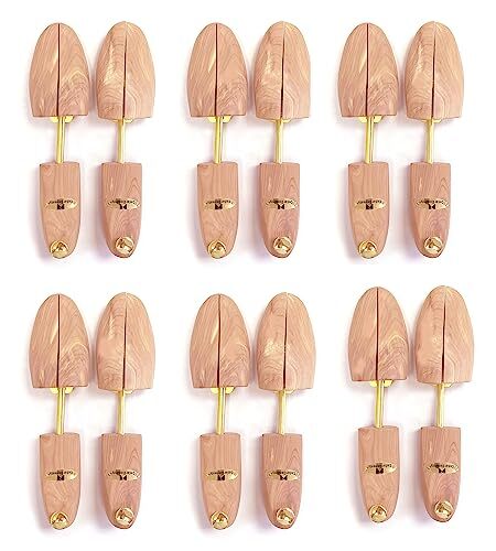 Cedar Elements Women’s Cedar Sneaker & Loafer Shoe Trees, Low Top Sport Shoe 6pk