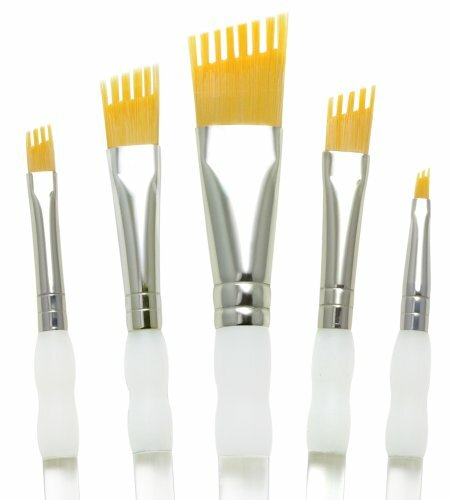 5 Stück Ink Blending Brushes – Farbmischpinsel Aus Kunstfaser, Ergonomischer Griff, Für Stempeln & Basteln