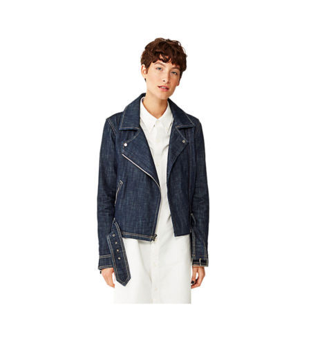 Kate Spade Jacket Quilted Denim Sz L Kate Spade New York x