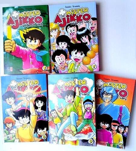 Mister Ajikko, Le Petit Chef - Lot Des Tomes 5+7+8+9+10 Manga Ã©Dition Black Box