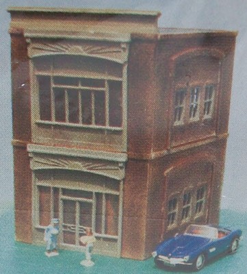 Ameri-Town 865 O Gauge Dusty Arms Apartment Building Kit